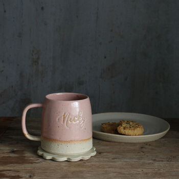 Pale Pink Personalised Name Mug Stone, 3 of 3