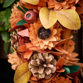 Autumn Forest Natural Door Wreath, 5 of 6
