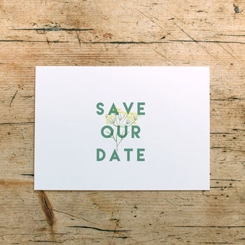 Herb Garden Wedding Save The Date Cards, 3 of 7