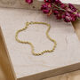 9ct Yellow Gold Hollow Rope Chain Bracelet, thumbnail 5 of 6