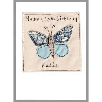 Personalised Butterfly Birthday Card For Girl, Any Age, 2 of 12
