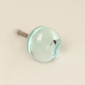 G Decor Alma Crystal Clear Mirror Glass Pull Knobs, 2 of 4