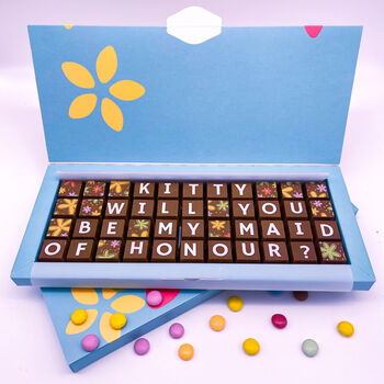 Will You Be My / Our Maid Of Honour? Chocolate Gift Box, 3 of 7