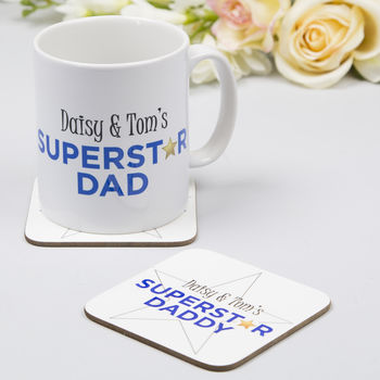 Personalised Superstar Daddy Mug, 2 of 9