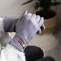 Colourful Faux Suede Gloves, thumbnail 1 of 6