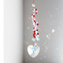 Crystal Heart Suncatcher, Twisted Reds, thumbnail 1 of 6