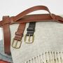Leather Blanket Carrier Strap, thumbnail 3 of 5