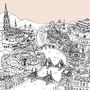 Personalised Budapest Print, thumbnail 2 of 10