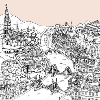 Personalised Budapest Print, 2 of 10