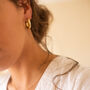 Chunky 14k Gold Or Silver Thick Hoop Earrings, thumbnail 6 of 11