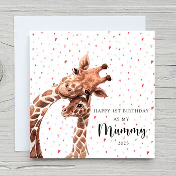 First Birthday As My Mummy Card, 2 of 3