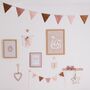 Pink Felt Bunting Girls Nursery Decor, thumbnail 6 of 6