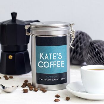 Personalised Name Coffee Gift In Tin, 11 of 12