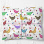 Chickens Wrapping Paper Roll Or Folded, Colourful, thumbnail 1 of 3