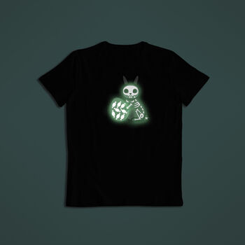 Glow In The Dark Bunny X Ray T Shirt, 2 of 2