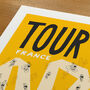 Grand Tour Cycling Art Poster, Gift For Cyclist, thumbnail 4 of 8