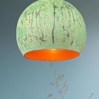 Patina Copper Dome Light, 6 of 8