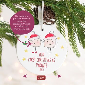 First Christmas As Parents Tree Ornament C, 2 of 3