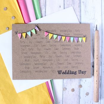 Personalised Wedding Day Congratulations Card, 2 of 8