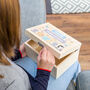 Personalised Jungle Animals Keepsake Box New Baby Gift, thumbnail 4 of 6
