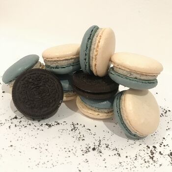 Oreo Cookies And Cream Macarons Gift Box Of 12, 2 of 3