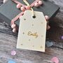 Personalised Gold Foiled Name Wedding Favour Tag, thumbnail 3 of 5