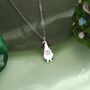 Sterling Silver Tiny Gnome Pendant Necklace, thumbnail 6 of 12
