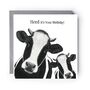 Herd It’s Your Birthday – Highland Cow Birthday Card, thumbnail 1 of 4