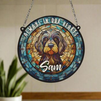 Cockapoo Black Memorial Suncatcher, 3 of 6