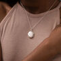 Personalised Plain Oval Locket In Sterling Silver, thumbnail 4 of 12