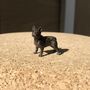 Miniature Bronze French Bull Dog Sculpture 8th Bronze, thumbnail 3 of 12