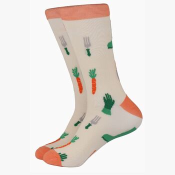 Men's Bamboo Gardening Socks Gift Set, 2 of 4