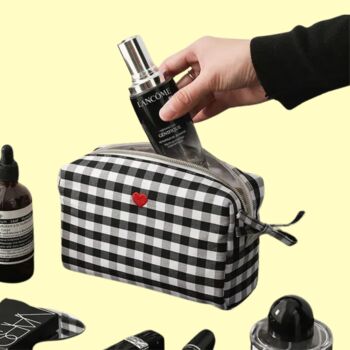 We Love Gingham The Make Up Bag And Purse Gift Box, 4 of 8
