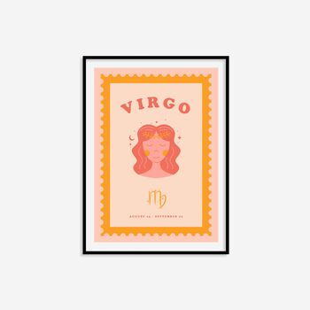 Children's Virgo Zodiac Print, 4 of 8