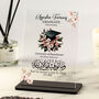Personalised Islamic Graduation Floral Acrylic Plaque Gift, thumbnail 1 of 2