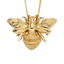 9ct Gold Bumble Bee Necklace, thumbnail 4 of 12