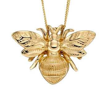 9ct Gold Bumble Bee Necklace, 4 of 12