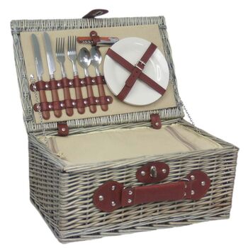 Personalised Country Escape Two Person Picnic Basket, 2 of 11