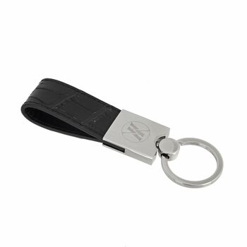 Black Leather Key Chain, 4 of 7