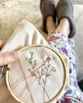 Embroidered Accessories Bag Kit, 5 of 5
