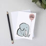 Happy Birthday Elephant Card, thumbnail 2 of 4