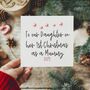 To Our/My Daughter On Her 1st Christmas As A Mummy Card, thumbnail 1 of 5