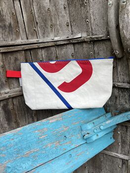 No1 Large Upcycled Versatile Sailcloth Pouch, 9 of 9