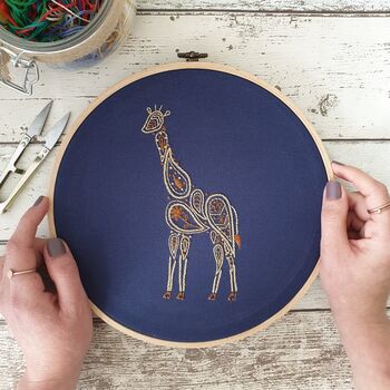 Giraffe Embroidery Kit, 4 of 6