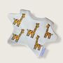 Baby Bib With Embroidered Giraffes, thumbnail 5 of 7