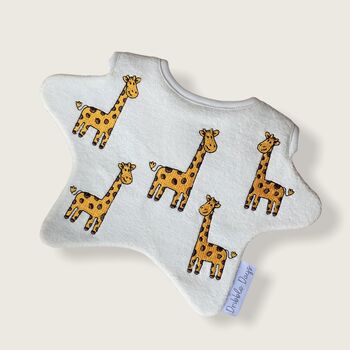 Baby Bib With Embroidered Giraffes, 5 of 7