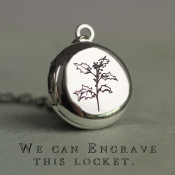 Personalised Silver Locket Necklace, 4 of 12