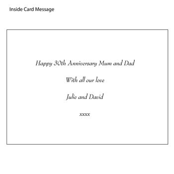 Personalised Anniversary, Engagement Or Wedding Card, 5 of 5