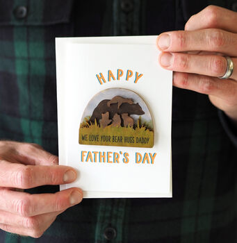 Personalised Family Father's Day Magnet Card, 7 of 7