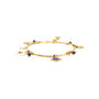 Gold Plated Multi Charms Stretch Bracelet, thumbnail 3 of 3